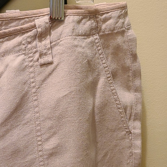 Eddie Bauer Linen Petite Capris - Picture 2 of 9
